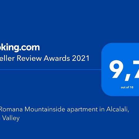 Villa Romana Mountainside Apartment In Alcalali, Jalon Valley ภายนอก รูปภาพ
